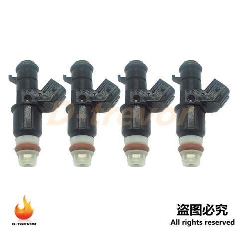 Set Of 4 OEM 16450 RNA A01 Fuel Injectors Nozzle F Grandado