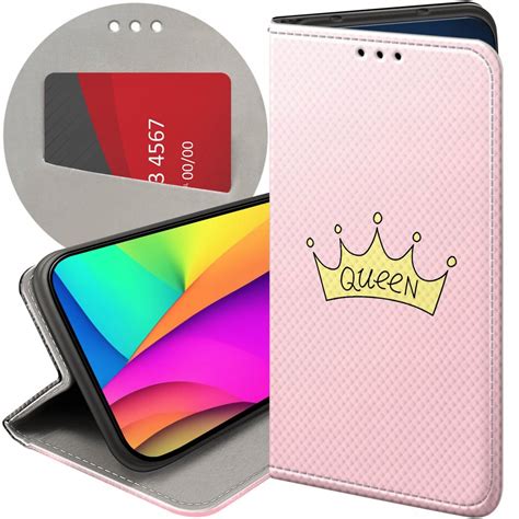 ETUI Z KLAPKĄ DO SAMSUNG GALAXY S10 PLUS WZORY KSIĘŻNICZKA QUEEN