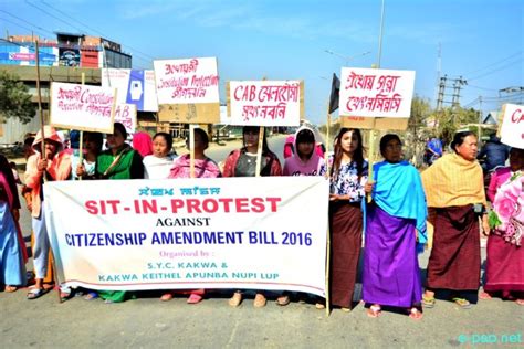 Manipur Women Protest Cab Icnc