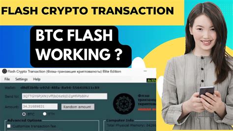 Flash Crypto Transaction Tool BTC Flash 2022 YouTube