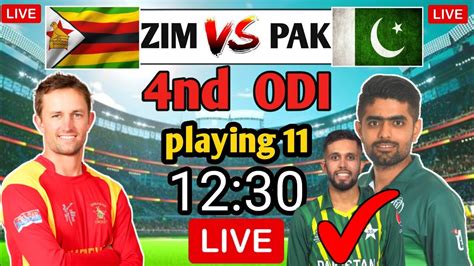 Pak Vs Zim Th Odi Highlights Playing Vs Zimbawe A Pak Vs