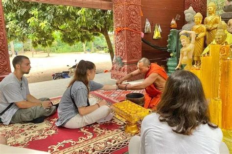 Sacred Serenity: Cambodia Buddhist Water Blessing in Siem Reap