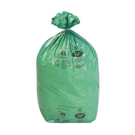 Sac Poubelle Recycl Vert Nf L X