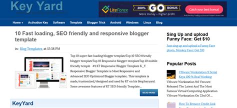 Top 10 Fast Loading SEO Friendly And Responsive Blogger Templates