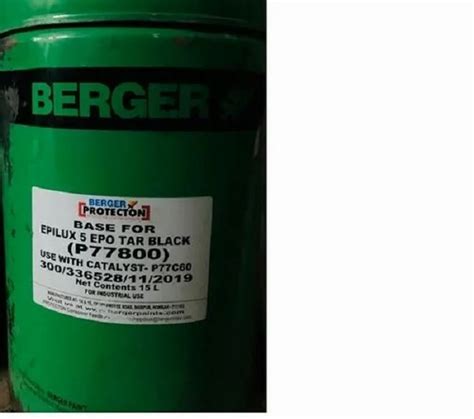 Berger Epilux 5 Coal Tar Epoxy For Metal Black At Rs 210 1 Ltr In New