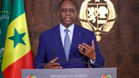 Présidentielles 2024 Macky Sall Président du Sénégal renonce à un