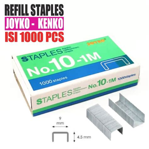 Refill Staples No 10 1m Isi Stapler HD 10 10 D Isi Staples Kecil