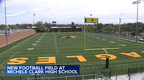 Michele Clark High School In Austin Chicago Has A New Football Field