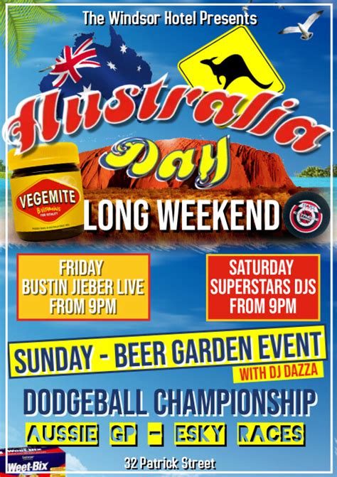 Australia Day Poster Template | PosterMyWall