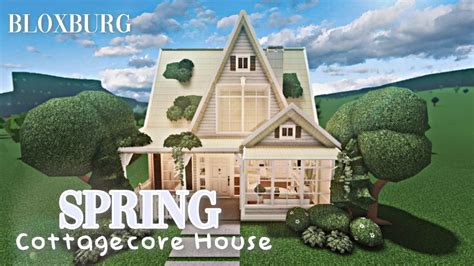 Roblox Bloxburg Spring Cottagecore House Minami Oroi Youtube