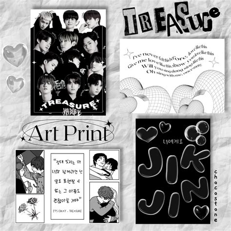 Jual Kpop Treasure Art Print Aesthetic Kpop Wall Deco Shopee Indonesia