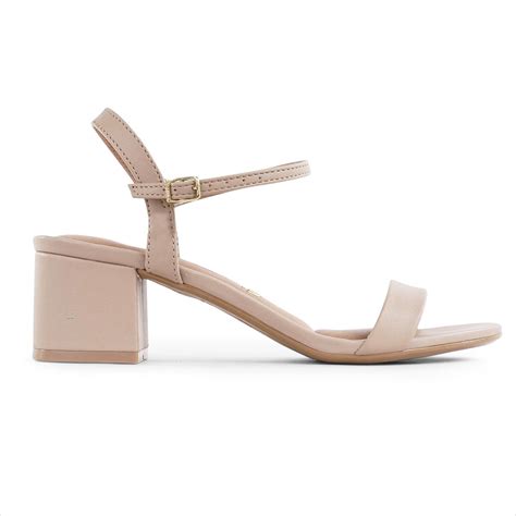 Sand Lia Vizzano Salto M Dio Feminina Nude Bege