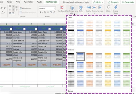 Excel 365 Cómo añadir una tabla en Excel 365