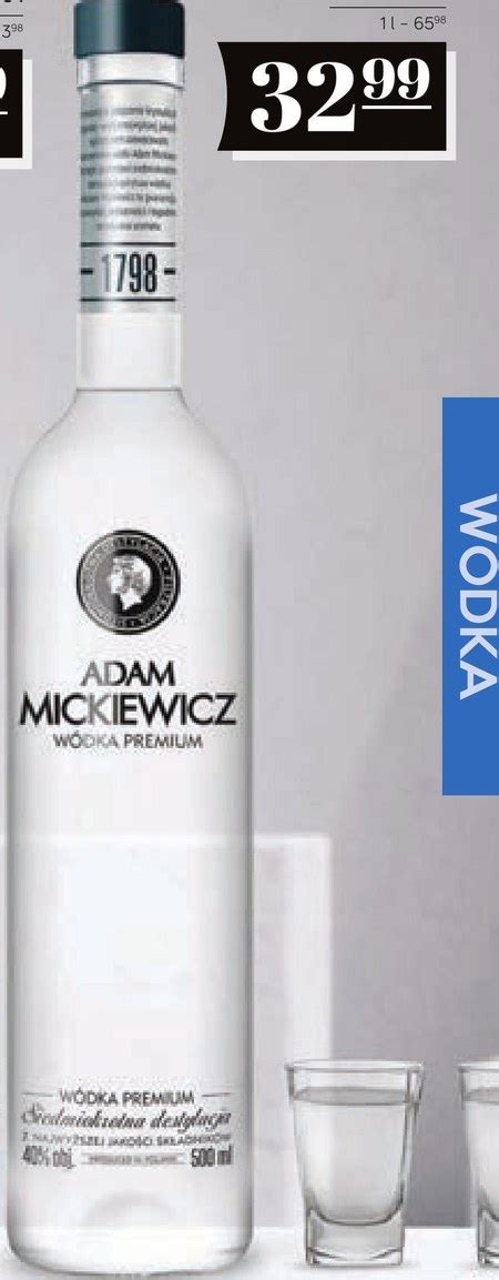 Wódka Adam Mickiewicz promocja POLOmarket Ding pl