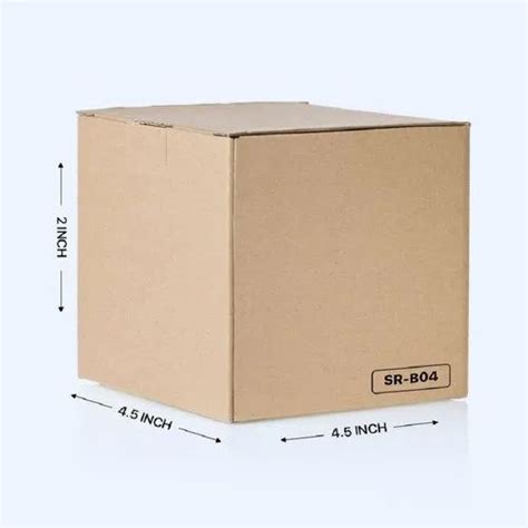 Brown Triple Wall Ply Plain Square Corrugated Box Size Lxwxh Inches