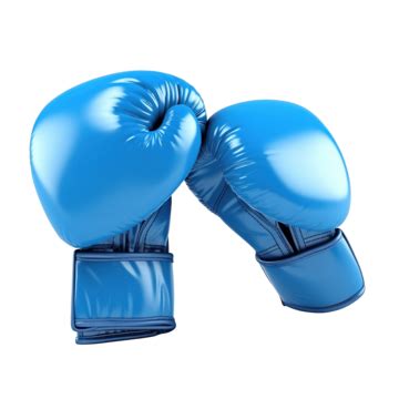 3d Illustration Blue Boxing Gloves Sport, Sport, Competition ...