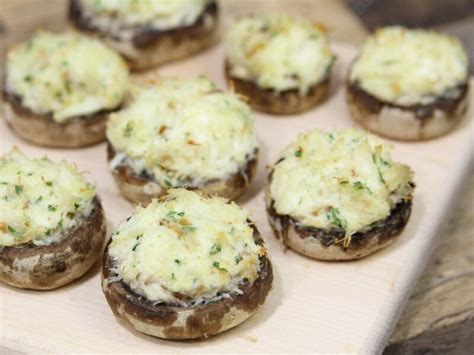 Crab Stuffed Mushroom Caps