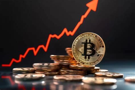 Premium Photo Bitcoin Price Surge Soaring Cryptocurrency Values