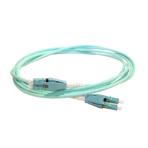 StarTech.com 3FT OM4 50/125um Laser-Optimized Multimode Duplex LC-to-LC Fiber Patch Cable — Aqua (Single) (N6PAT-OM4-LC-LC-3FT-AQ-1PK)