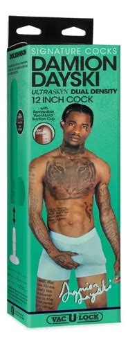 Dildo Grande Realista Doc Johnson Damion Dayski Ventosa Cor Preta Mercadolivre