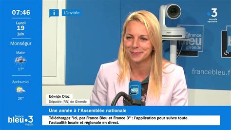 Ediwge Diaz députée RN de la Gironde Vidéo Dailymotion