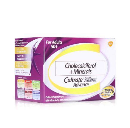 Caltrate Silver Advance Cholecalciferol Minerals Tablets Lazada Ph