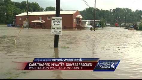 Flash Flooding Submerges Parts Of Washington Pa