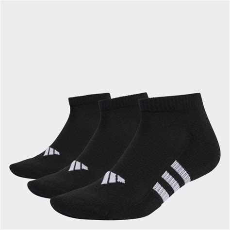 Adidas Performance Cushioned Low Socks 3 Pairs Black Adidas Australia