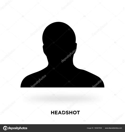 Headshot silhouette Stock Vector by ©vector_best 185567608