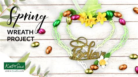 Spring Heart Wreath Craft Project With Ceri Griffiths Youtube