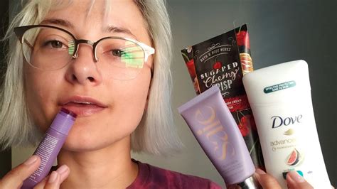 ASMR Daily Skincare Routine W Package Tapping Tracing Lid Sounds