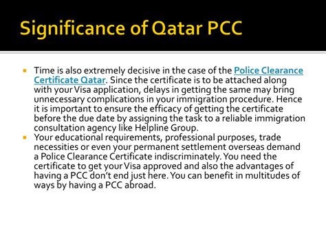 Ppt Police Clearance Certificate Qatar Powerpoint Presentation Free Download Id 11671340