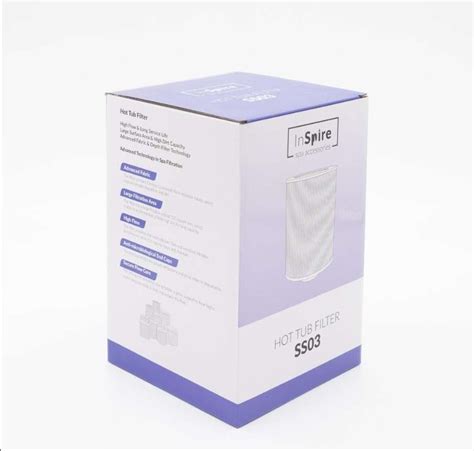 SS03 Replacement Hot Tub Spa Filter Platinum Barcelona Tokyo Castle Hot Tubs