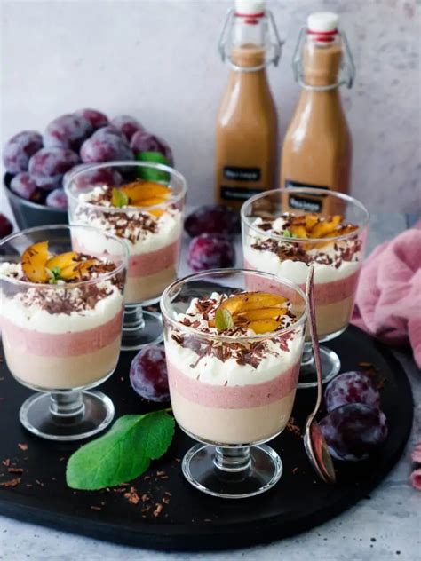 Baileys Rotwein Zwetschgen Mousse Ohne Gelatine Dinkelliebe