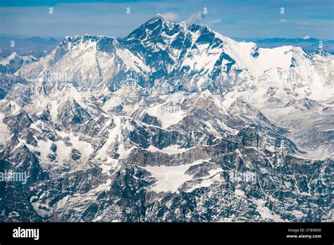 The summit of Mount Everest Stock Photo - Alamy