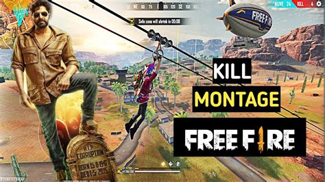 Free Fire Kill Montage By Monster King YouTube