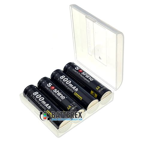 Аккумуляторы 14500 Soshine 800mah Protected 3,7V с защитой для фонаря ...