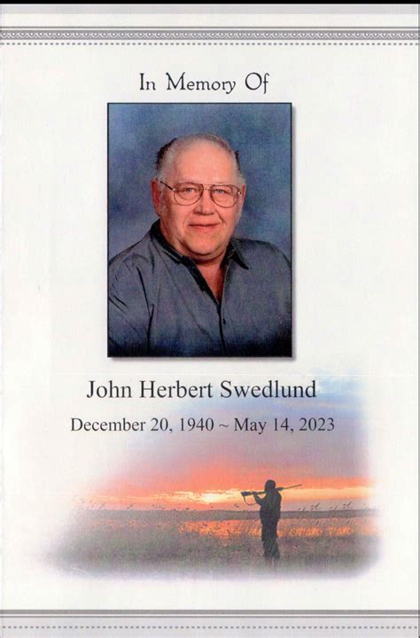 John Swedlund Obituary May 14, 2023 - Bainbridge Funeral Home
