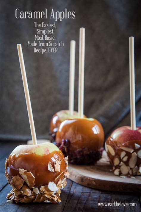 Caramel Apple Recipe | How to Make Caramel Apples | Eat the Love