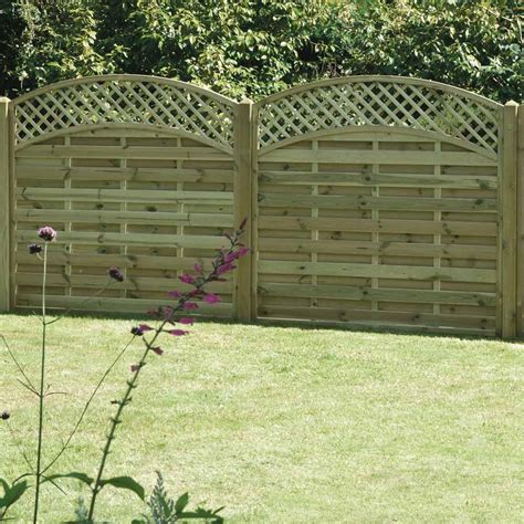 Arched Trellis Lattice Fence Panel Landscaping Mick George