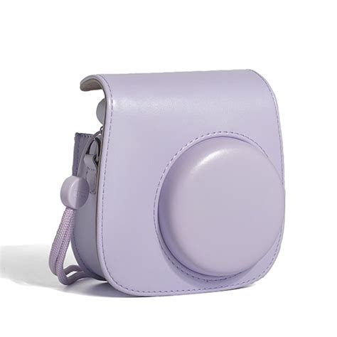 Lilac Purple PU Leather Camera Case For Polaroid Instax Mini 11/8 ...