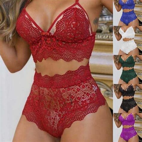 Buy Wholesale China 2023 Summer Sexy Seamless Lingerie Sets Women Lace Push Up Bra And Panty Set