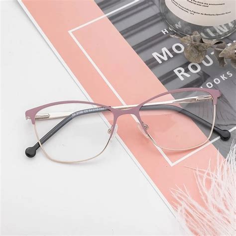 Kansept Women's Full Rim Cat Eye Alloy Eyeglasses Tf2198C5 | Glasses ...