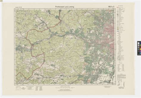 Stadtplan Gro Wien Blatt Purkersdorf Und Liesing Wien Museum