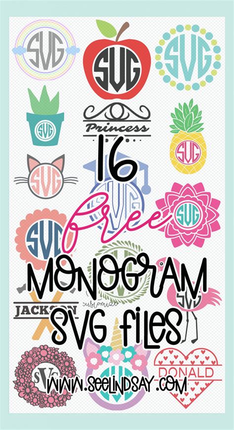 Free Monogram Wreath SVG Plus Many More! - seeLINDSAY