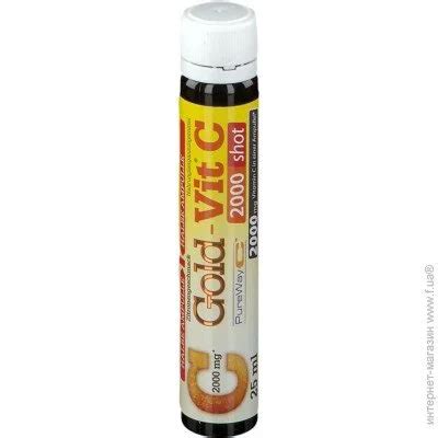 Витамины Olimp Gold-Vit C 2000 Shot 10 х 25 ml Lemon (000016865) купить ...