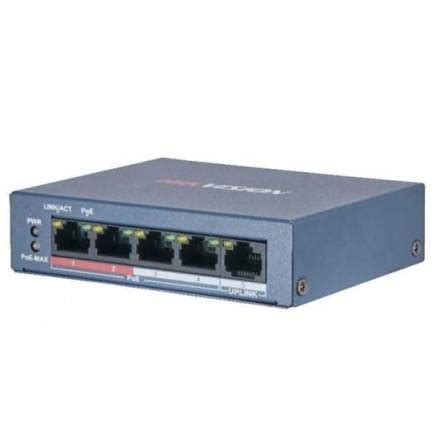 Hıkvısıon DS-3E0105P-E/M 5port 10/100, 5x Poe 38W Yönetilemez Switch ...