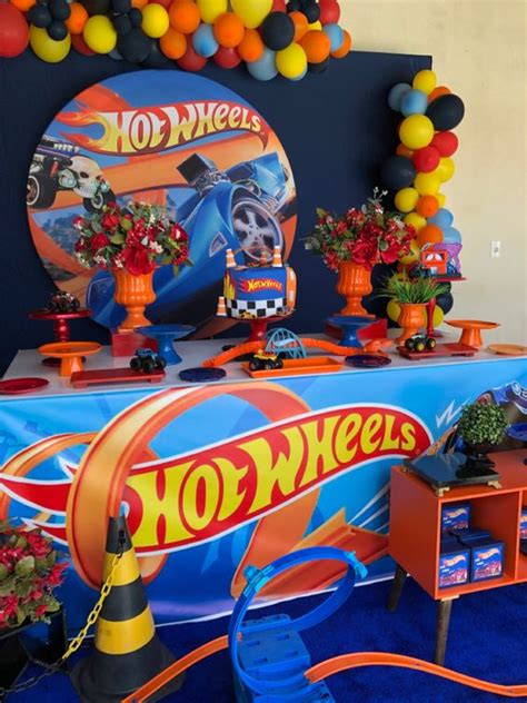 90 ideas de decoración para Fiesta de Cumpleaños de Hot Wheels Hot