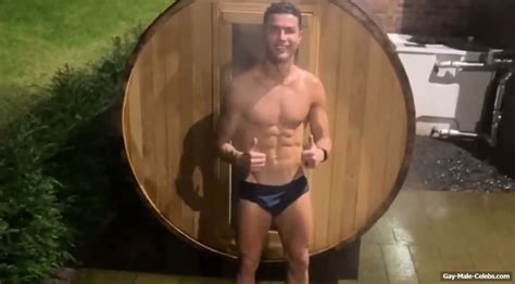 Cristiano Ronaldo Shirtless And Bulge Shower Video Naked Male Celebrities