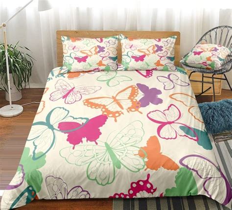 Colorful Butterfly Bedding Set Bedding Sets Butterfly Bedding Set Butterfly Bedding